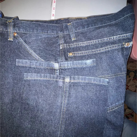 Ralph Lauren Polo Jeans, vintage C5 carpenter 5pocket acid wash denim jeans, - Picture 5 of 14